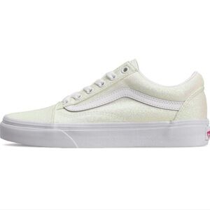 Vans OLD SKOOL White Women's low sneakers Iridescent Glitter